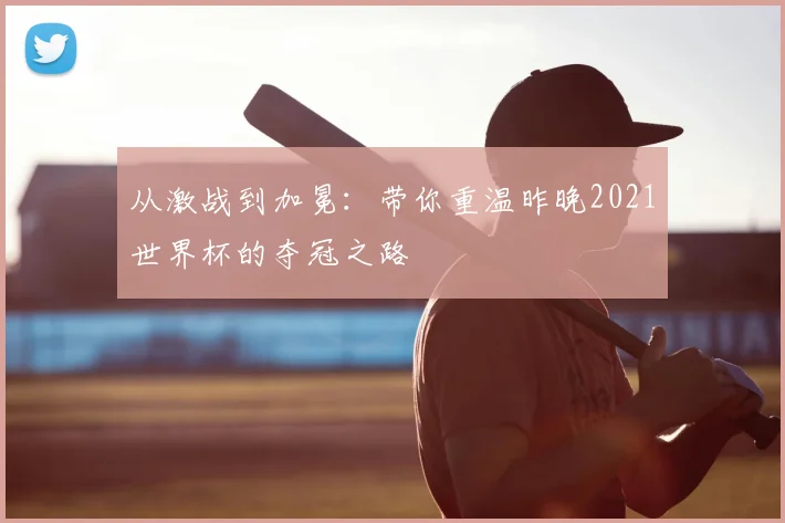 从激战到加冕:带你重温昨晚2021世界杯的夺冠之路