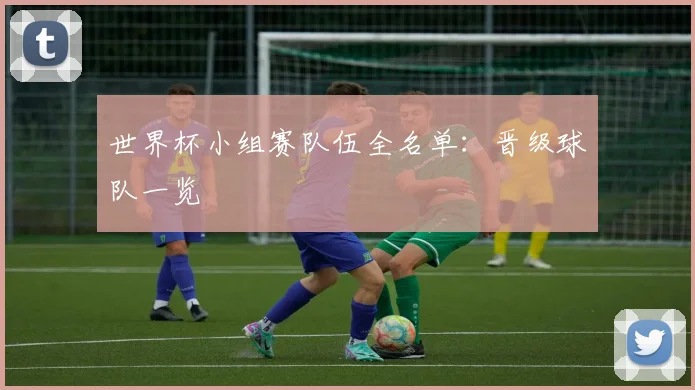 世界杯小组赛队伍全名单:晋级球队一览